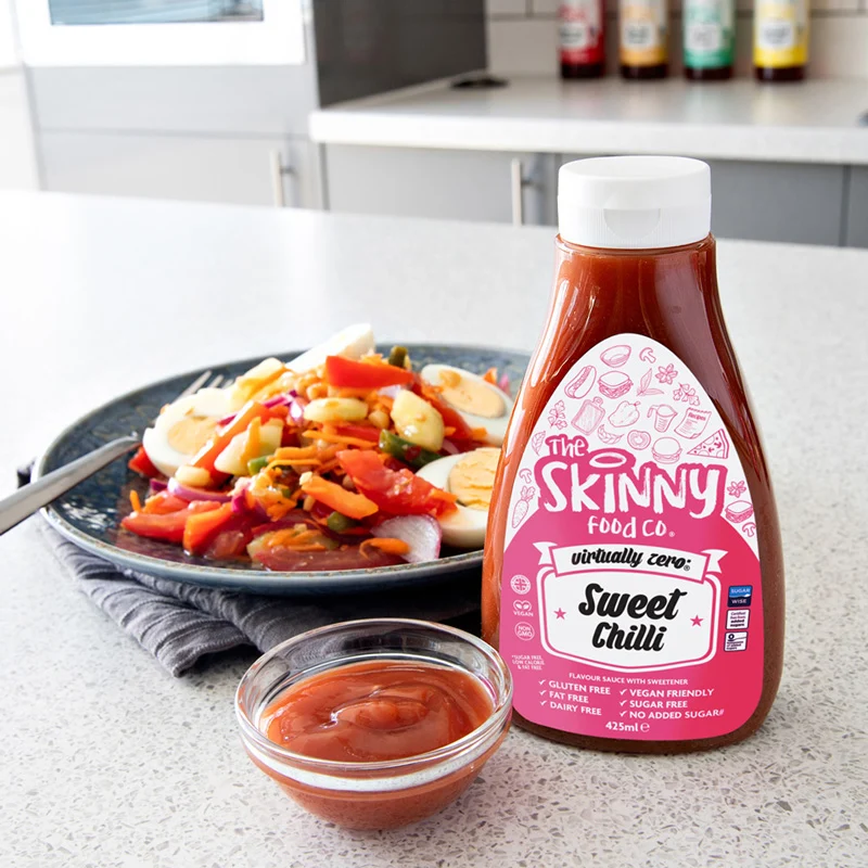 Case Sweet Chilli Virtually Zero© Calorie Skinny Sauce - 425 ml x 6 Einheiten