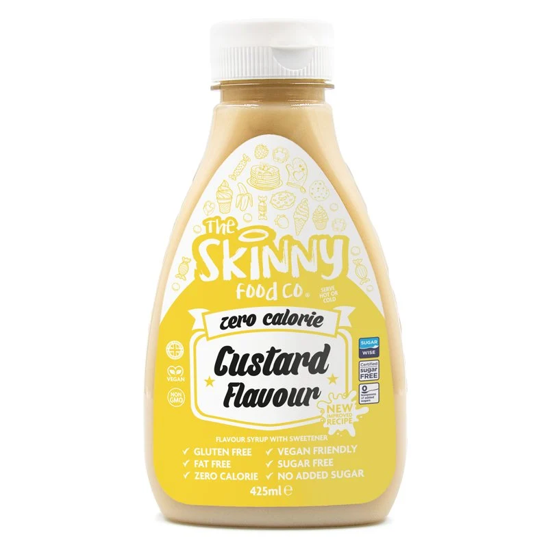 Zuckerfreier Vanillepudding – kalorienfreier, zuckerfreier magerer Sirup – 425 ml