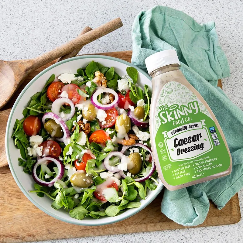 Caesar Dressing Flavour Virtually Zero© Zuckerfreie Skinny Sauce – 425 ml