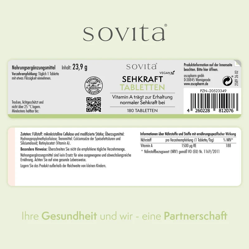 sovita Sehkraft Tabletten
