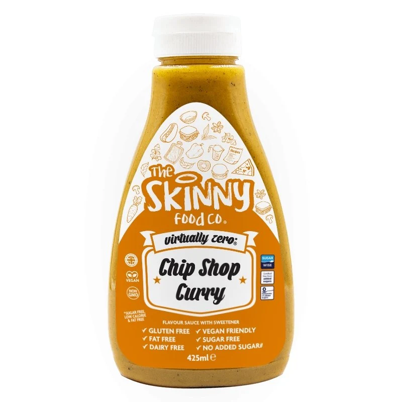 Chip Shop Curry praktisch zuckerfreie dünne Sauce - 425 ml