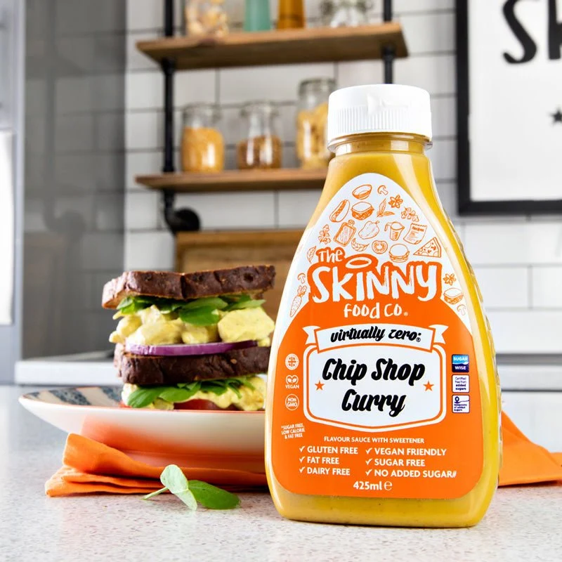 Chip Shop Curry praktisch zuckerfreie dünne Sauce - 425 ml