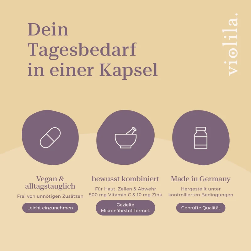 violila Vitamin C Plus Zink Kapseln