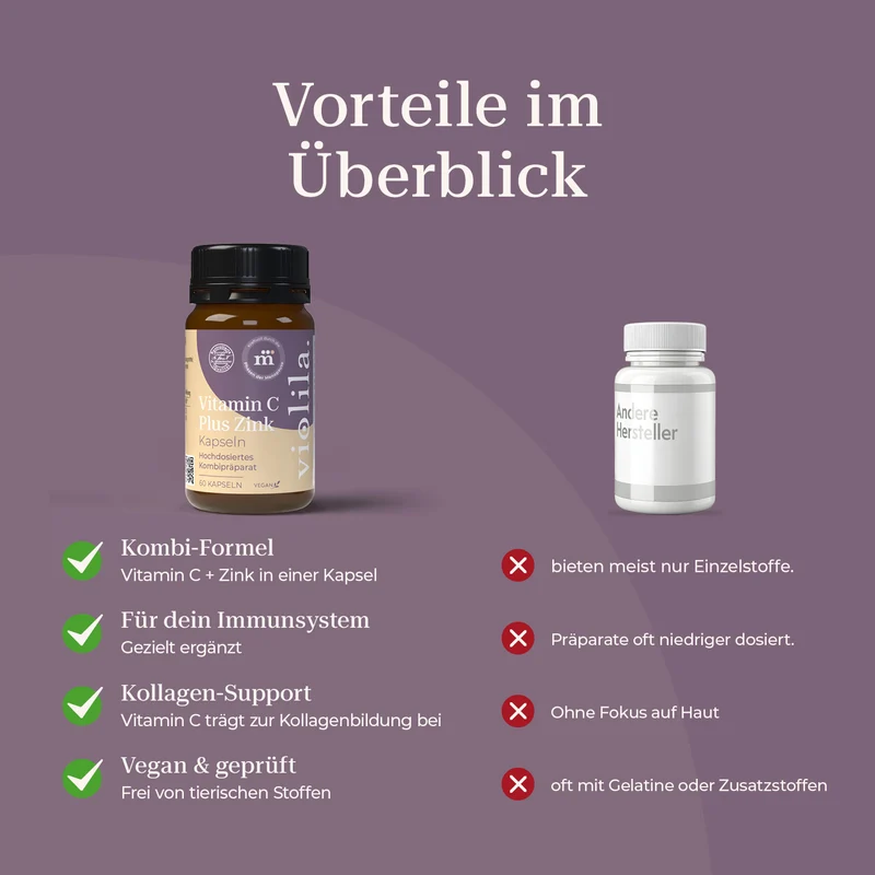 violila Vitamin C Plus Zink Kapseln
