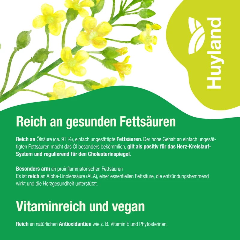 Huyland Harzer Bio Leindotteröl (250 ml)