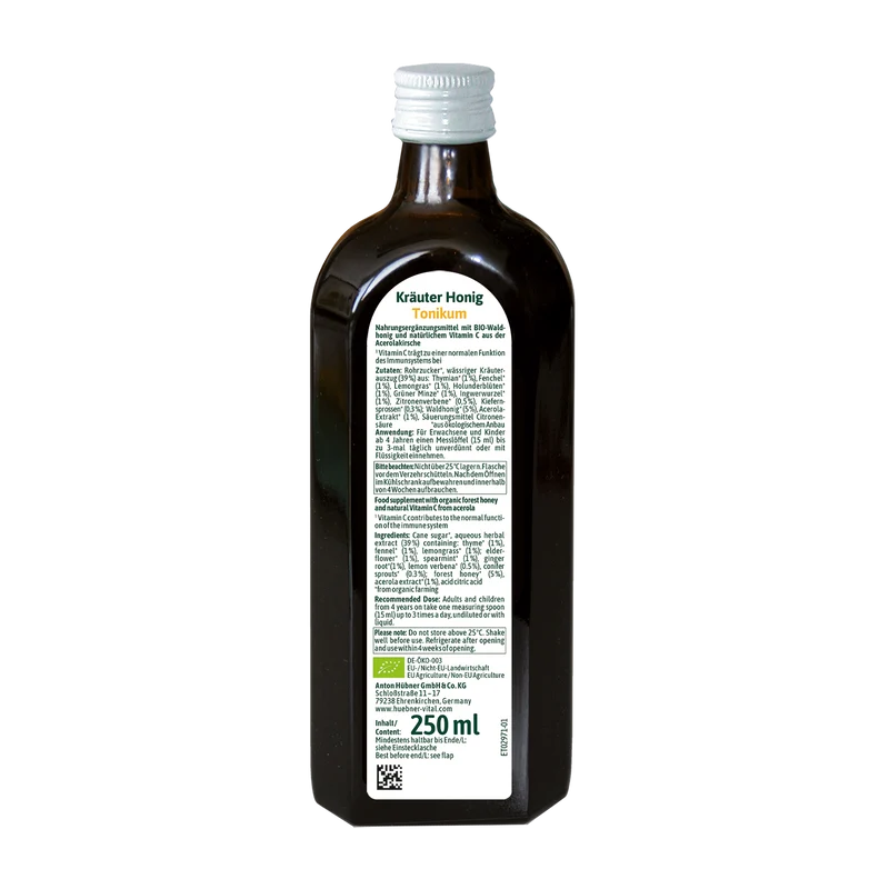 Hübner Kräuter Honig Tonikum (250 ml)