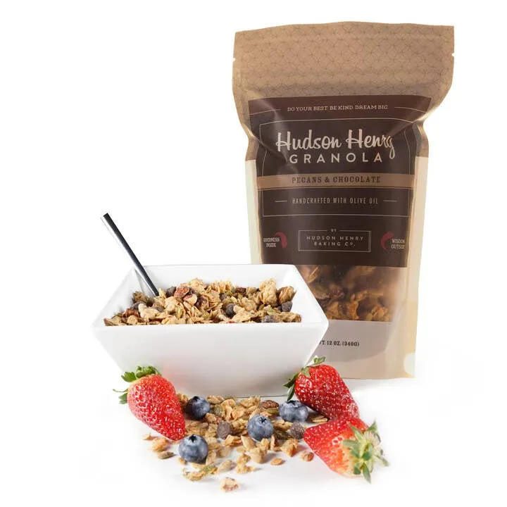 Chocolate Pecan Granola - 12oz Bags