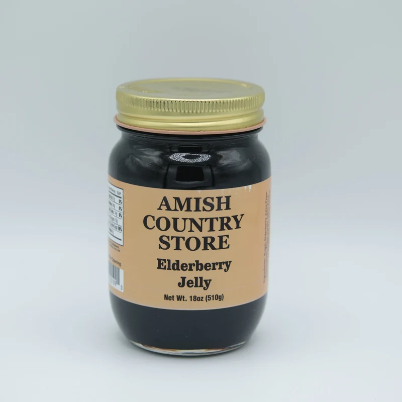 Elderberry Jelly | All-Natural Country Pantry Spread | 18 oz