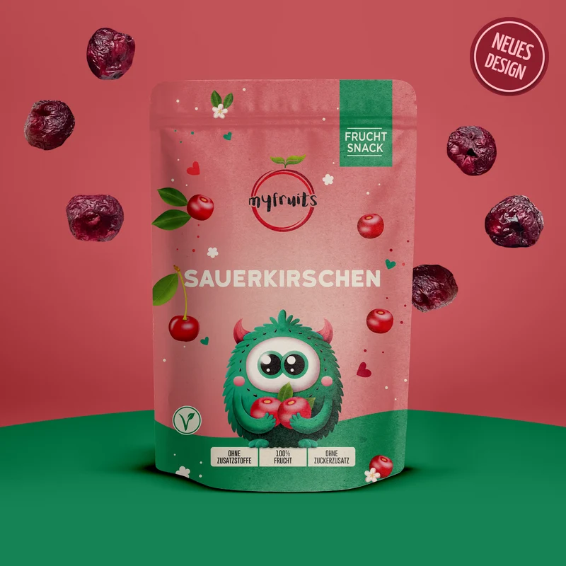 B-Ware Gefriergetrocknete Sauerkirschen (Weich) 20g