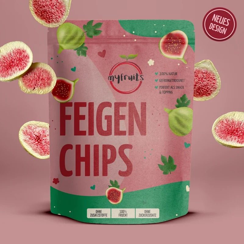 B-Ware Gefriergetrocknete Feigenchips (Bruchstücke) 50g