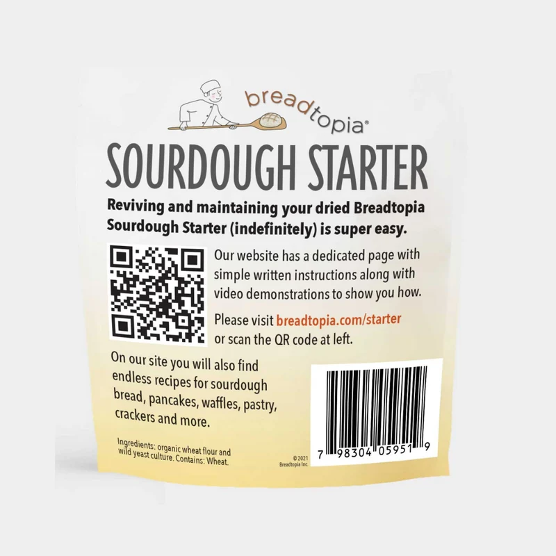 Breadtopia Dehydrated Sourdough Starter Culture