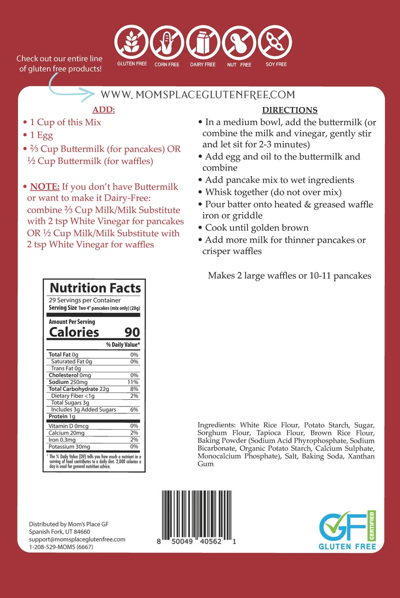Gluten-Free Pancake & Waffle Mix