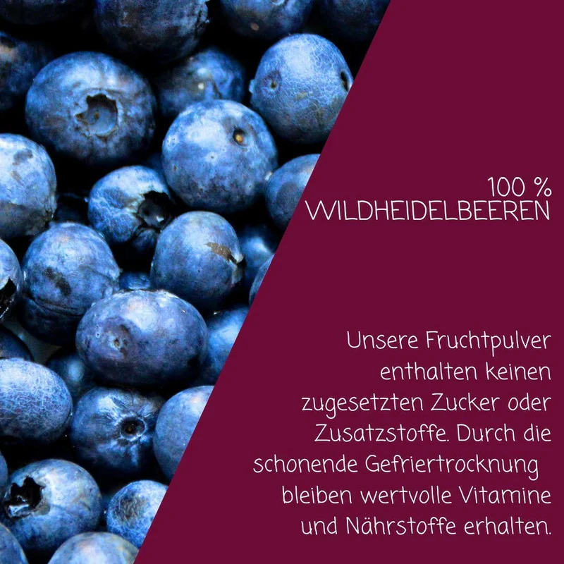 Wildheidelbeer Fruchtpulver