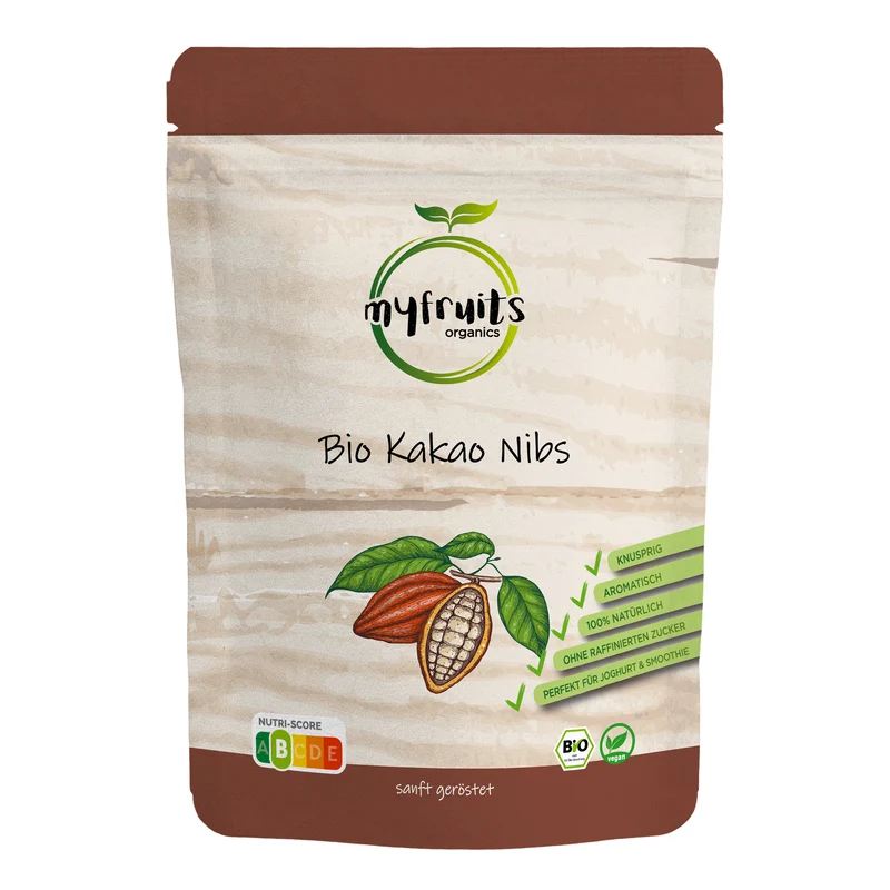 Kakao Nibs, Bio, getrocknet