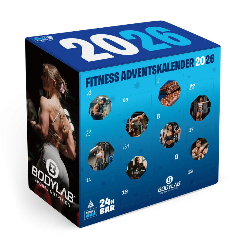 Unser Bodylab Riegel Adventskalender im Doppelpack