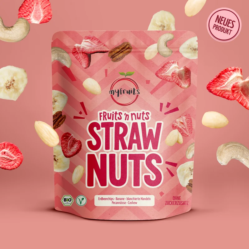 Bio Fruits ‘n Nuts StrawNuts