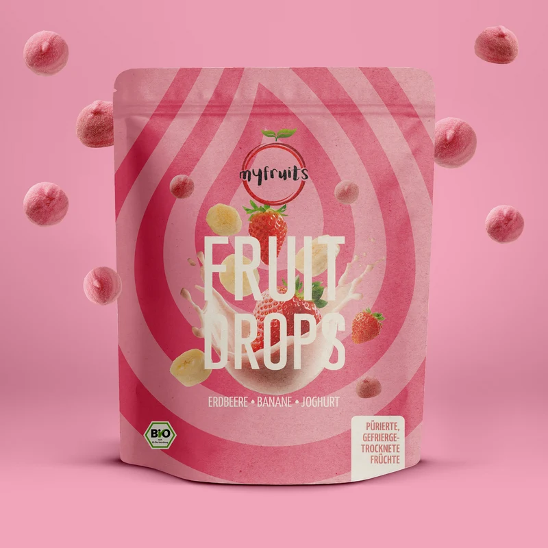 Bio Fruit Drops - Erdbeer Banane Joghurt
