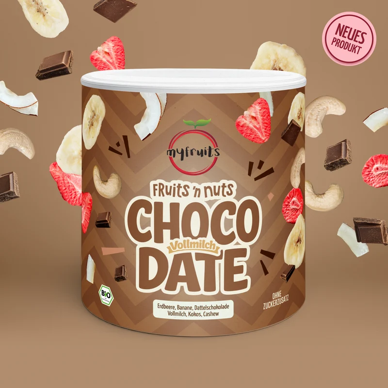 Bio Fruits ‘n Nuts Choco Date Vollmilch