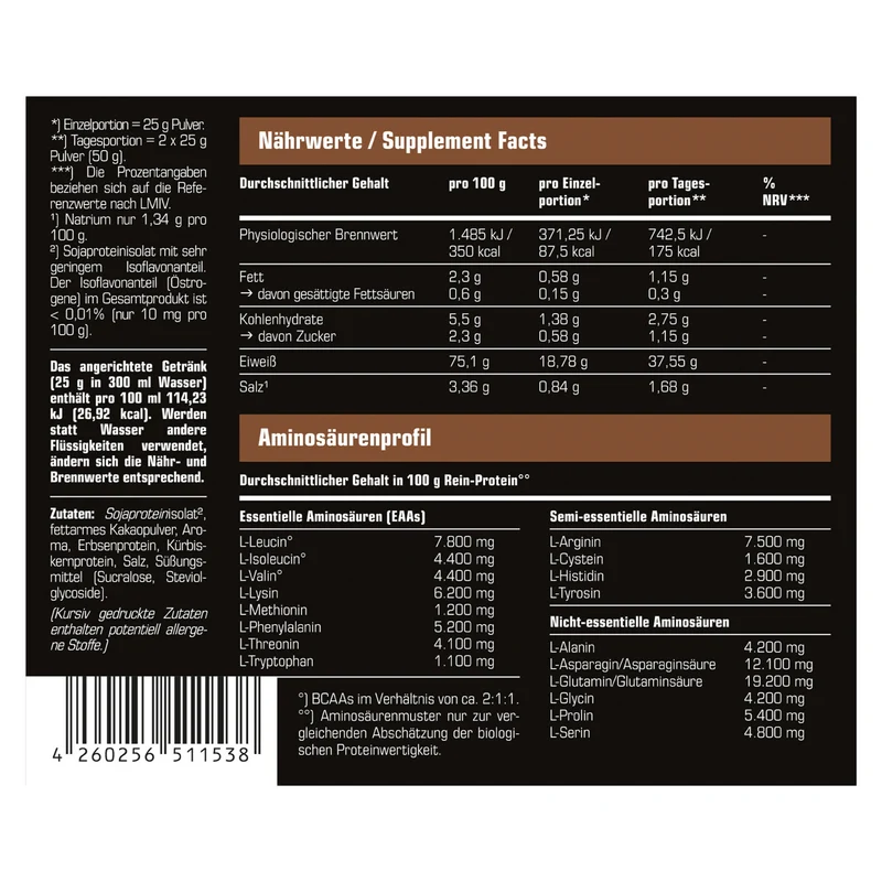 SRS Nutrition Vegan Protein (300g)