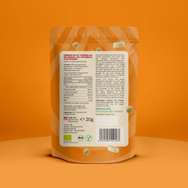 Bio Fruit Drops - Mango Kokos Banane