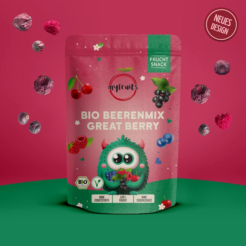 Gefriergetrockneter Bio Beerenmix – Great Berry