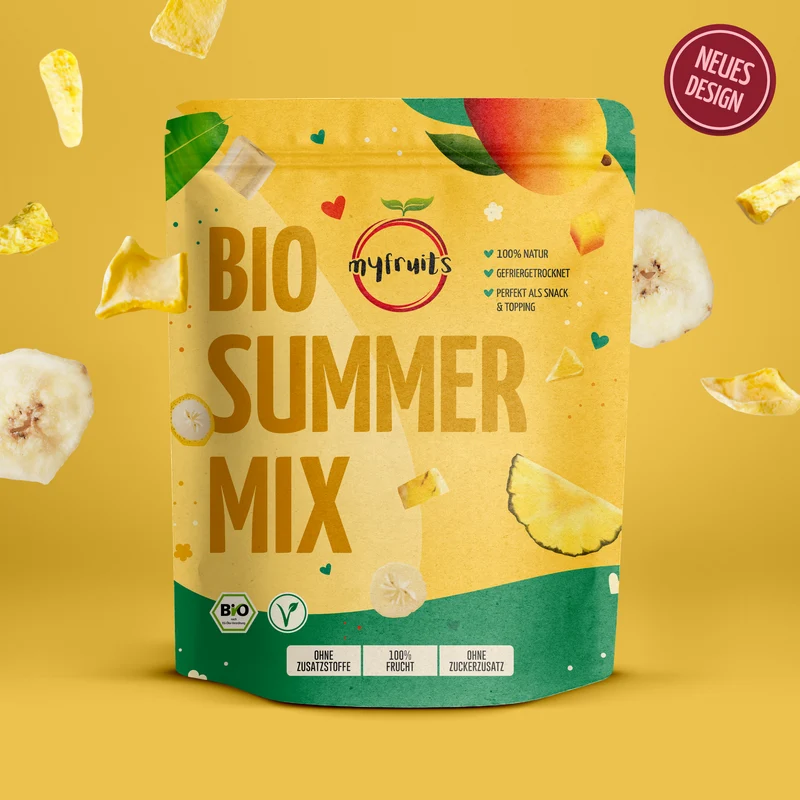 Gefriergetrockneter Bio Summer Mix