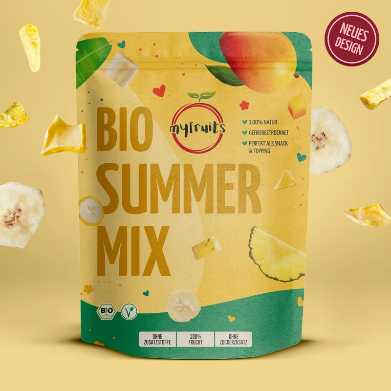 Gefriergetrockneter Bio Summer Mix