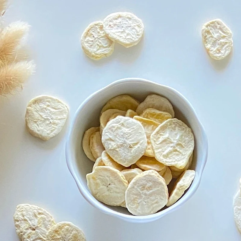 Gefriergetrocknete Bio Bananenchips