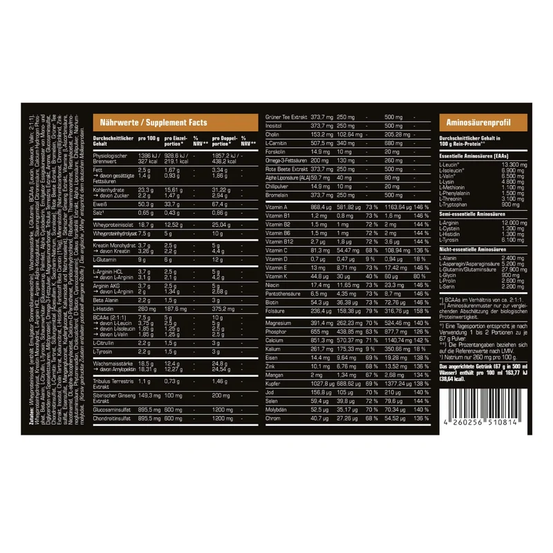 SRS Nutrition Mega Blast (1900g)