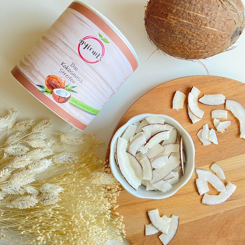 Kokosnuss Streifen, Bio, getrocknet