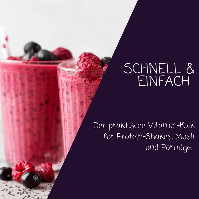 Schwarzes Johannisbeer Fruchtpulver