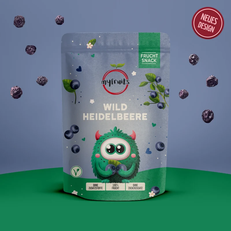 Gefriergetrocknete Wildheidelbeeren