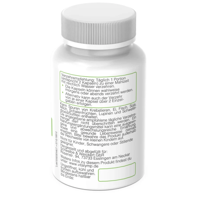 Vitalymp Ashwagandha (120 Kapseln)