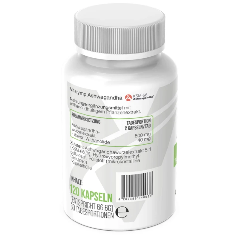 Vitalymp Ashwagandha (120 Kapseln)