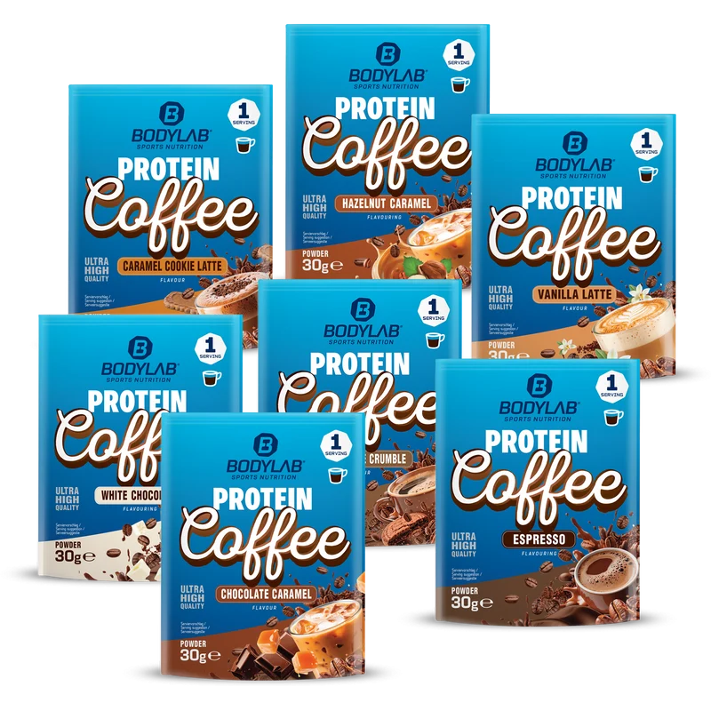 Protein Coffee Probierbox (8 Proben je 30g)
