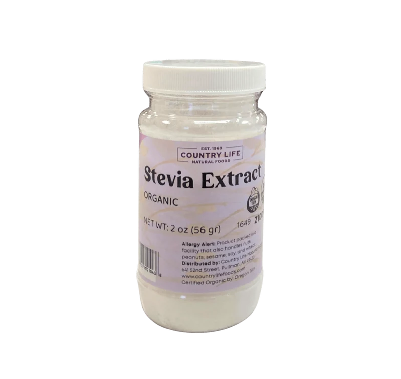 Stevia Extract Powder, White, Organic