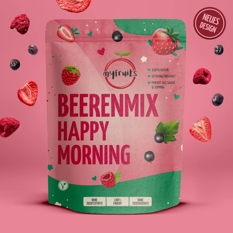 Gefriergetrockneter Beeren-Mix - Happy Morning