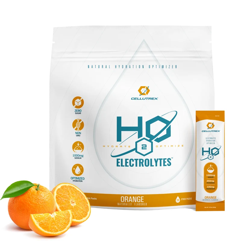 H2O ELECTROLYTES™ - Orange | Zero Sugar Electrolyte Powder