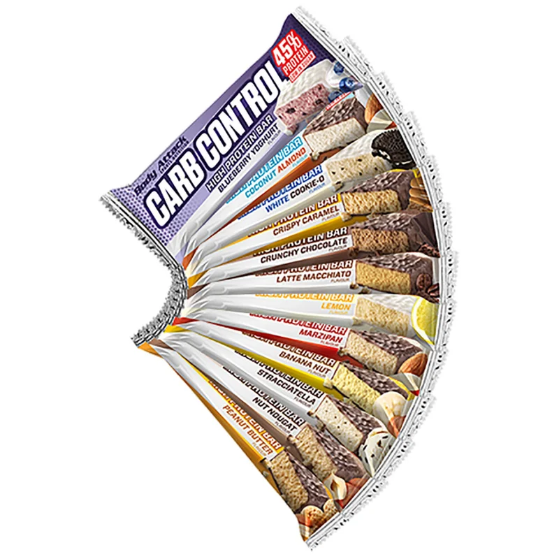 Body Attack Carb Control Proteinriegel (100g)