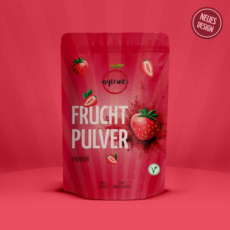 Erdbeer Fruchtpulver
