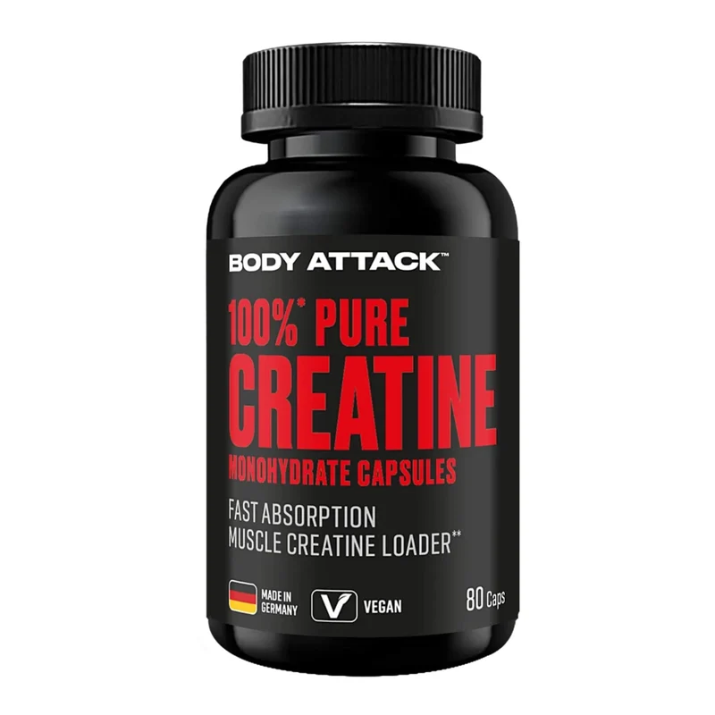 Body Attack 100% Pure Creatine (80 Kapseln)