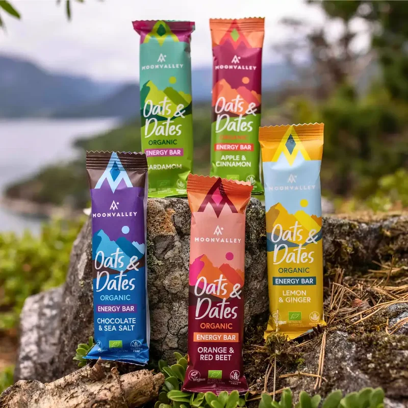Organic Energy Bars Oats & Dates Mixed Box 15-pack