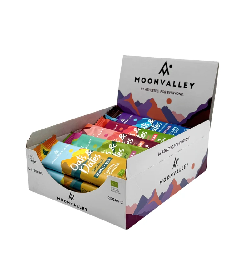 Organic Energy Bars Oats & Dates Mixed Box 15-pack