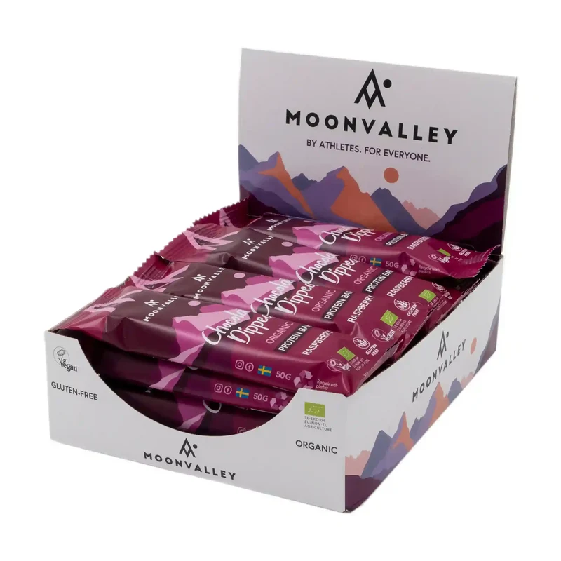 Organic Protein Bar - Chocolate-Dipped Raspberry 12-pack