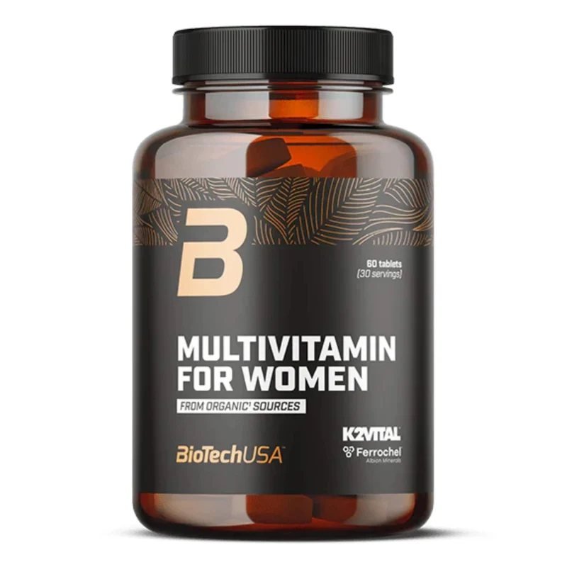 BiotechUSA Multivitamin for Women from organic sources (60 Tabletten)