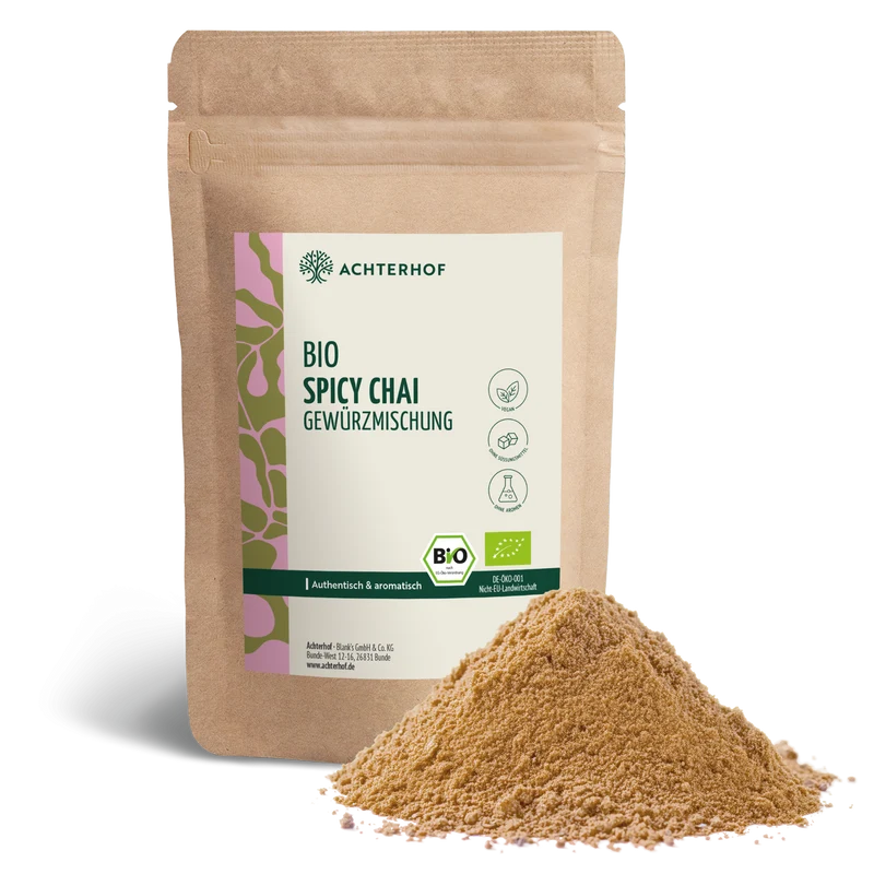 Bio Spicy Chai Gewürzmischung – zuckerfrei (100g)