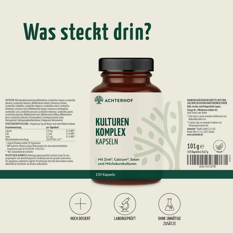 Kulturen Komplex (150 Kapseln)