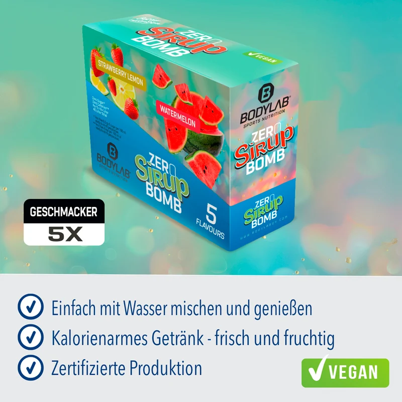 ZERO Sirup BOMB 1.0 - 4.0 Box (5x65ml)