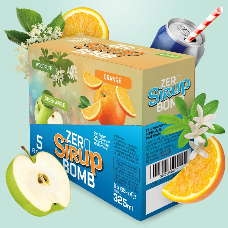 ZERO Sirup BOMB 1.0 - 4.0 Box (5x65ml)