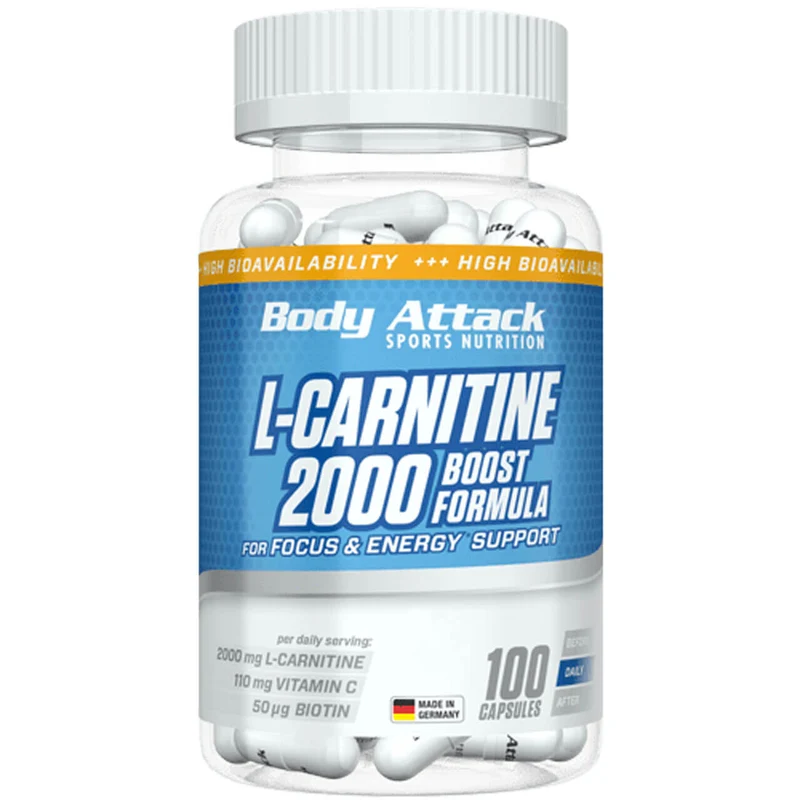 Body Attack L-Carnitine 2000 (100 Kapseln)